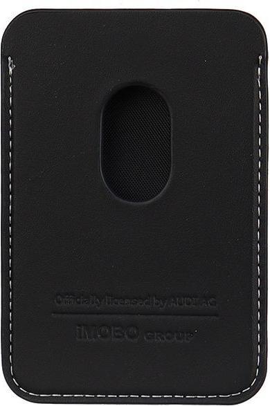 Image du produit Audi Porte-cartes en cuir synthétique czarny/black MagSafe AU-MSCH-Q3/D1-BK