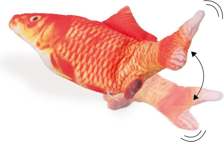 Produktbild Flamingo Cat toy, Flounder electric fish, orange - (540058517707)