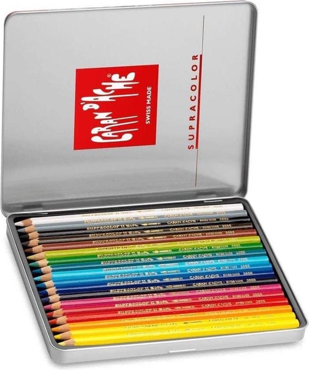 Image du produit Caran d'Ache Supracolor Aquarelle Metallschachtel (Multicolore, 18 x)