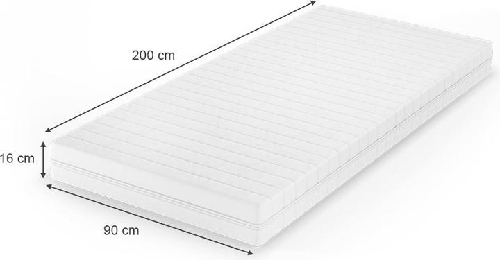 Actual product image VitaliSpa Foamy (90 x 200 cm, Foam core)