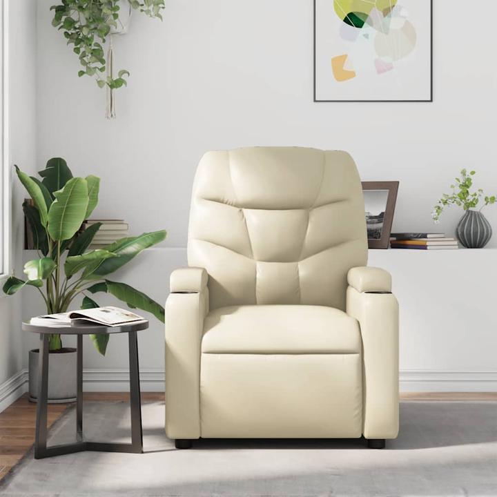 Immagine prodotto VidaXL Sedia da massaggio in similpelle crema, colore: crema, materiale