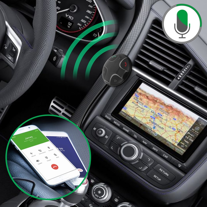 Produktbild 4smarts Kfz-FM-Transmitter DashRemote