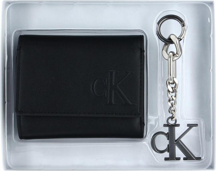 Produktbild Calvin Klein Jeans Damen Trifold + Hardware Keyfob Reisezubehör-Bi-Fold-Brieftasche, Schwarz, Einhei