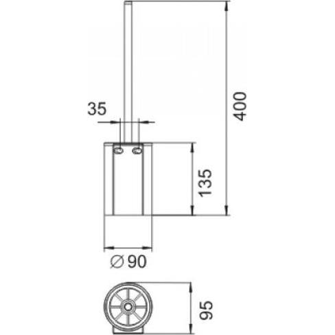 Thumbnail - Keuco, Toilettenbürste, Plan Toilettenbürstengarnitur