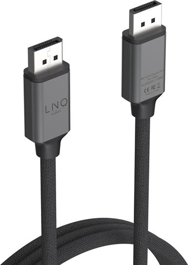 Actual product image LINQ Connects DisplayPort male -> DisplayPort male LQ48025 grey (2 m)