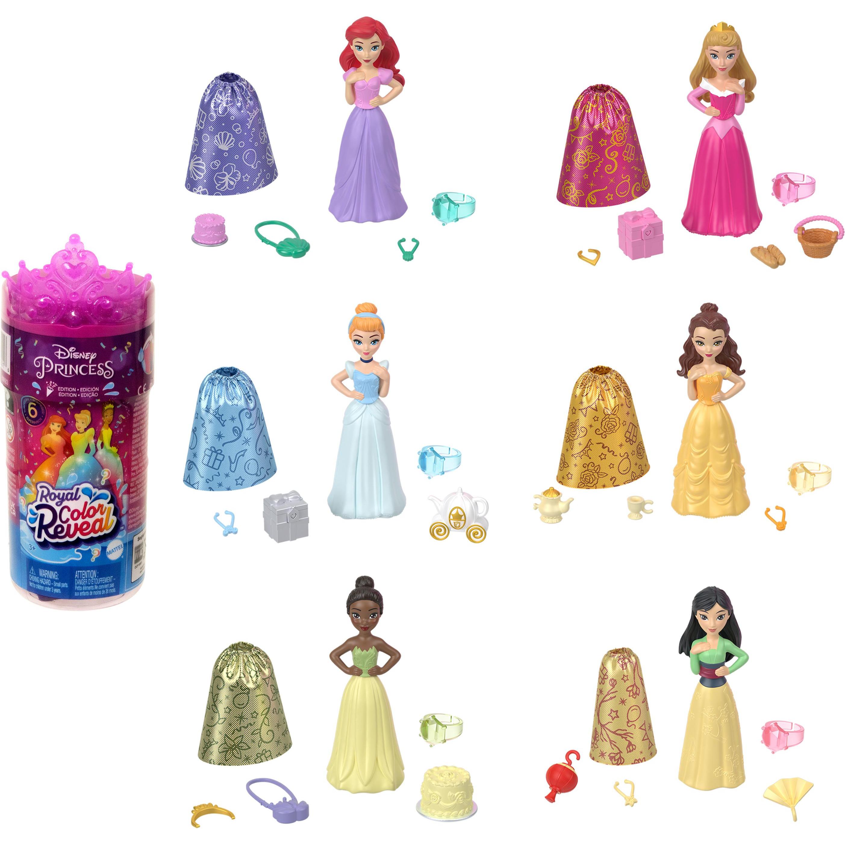 Hasbro Disney Prinzessin Small Dolls Royal Color Reveal Sortiment Welle 2