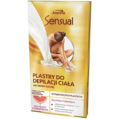 Joanna Donna Crema + Cera Depilatoria, Sensuali Cerotti Per La Depilazione Del Corpo Con Estratto Di Z (12X)