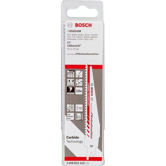 Thumbnail - Bosch Professional Zubehör, Sägeblatt, Säbelsägeblatt S 956 DHM, Carb