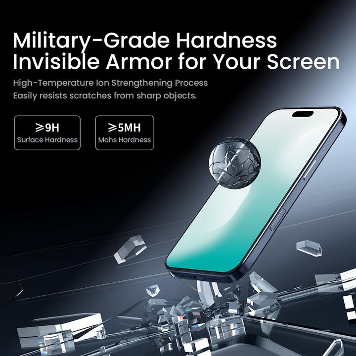 Produktbild Nillkin Tempered Glass 0,2 mm H+ PRO 2.5D für Apple iPhone 17 Air (mit Applikator) (1 Stk., Apple iPhone 17)