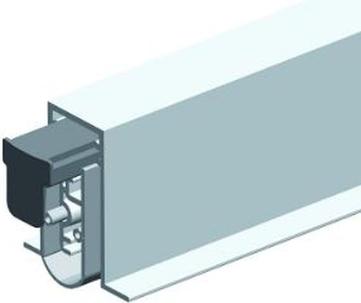 Actual product image Elton Ellen Autom. door bottom seal EM Soundproof Omega for grooving silver, L 1208mm