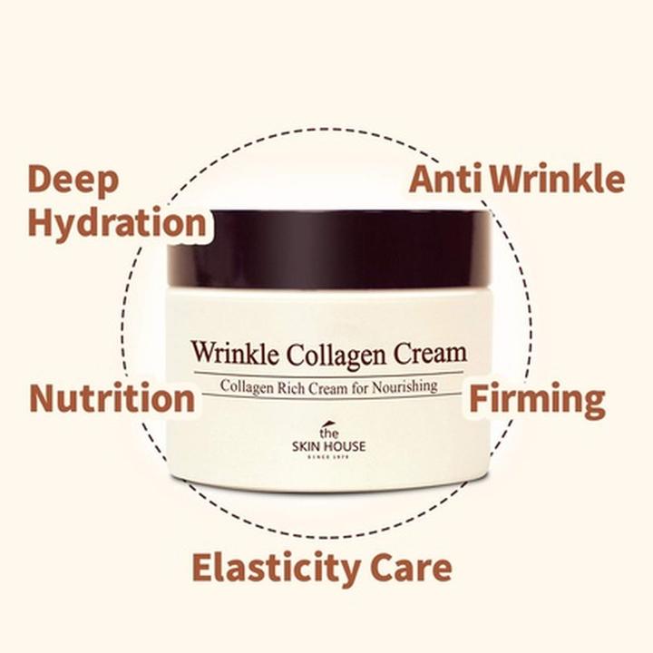 Immagine prodotto The Skin House Crema al Collagene Antirughe 50ml 1,69 fl.oz. Crema nutriente e idratante anti-età (50 ml, Crema da giorno)