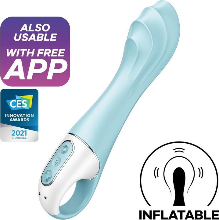 Produktbild Satisfyer Air Pump Vibrator 5 Connect App - Blue