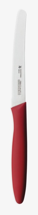 Produktbild WMF Brotzeitmesser Brötchenmesser Frühstücksmesser 23cm Wellenschliff rot (11 cm)