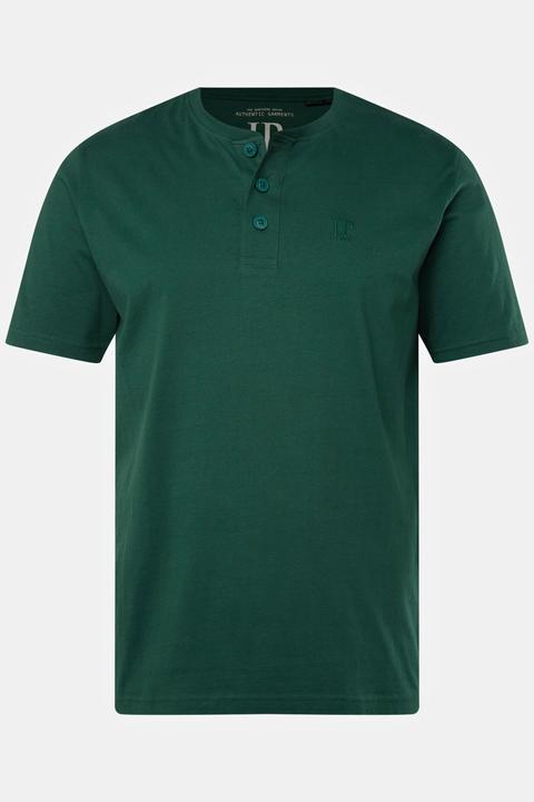 Actual product image JP1880 2 Pack of Three Button Short Sleeve Cotton Henley Tee (L)