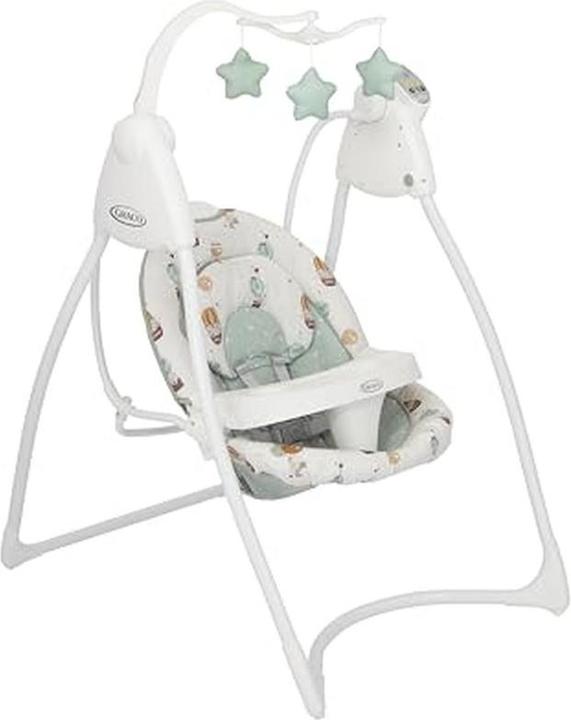 Image du produit Graco Lovin 'Hug Swing mit 6 Geschwindigkeiten, Musik, 4 Liegepositionen und faltbar für die Aufbewahrung