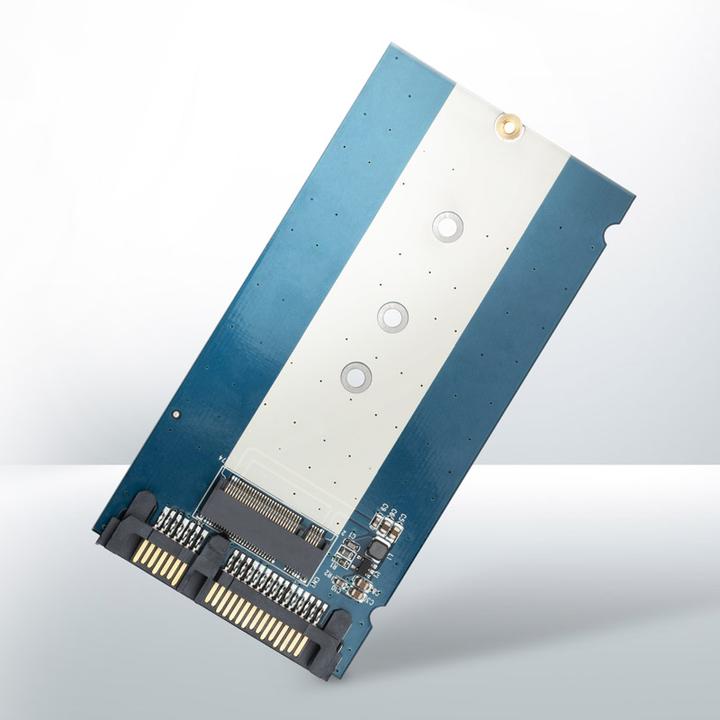 Produktbild Axagon RSS-M2SD Gehäuse für M.2-SATA-SSDs bis 2280 - Aluminium (2.5")