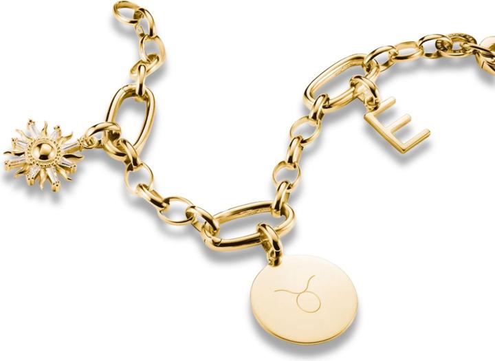 Produktbild Thomas Sabo Charm-Anhänger Coin gross Connect vergoldet (925 Sterling Silber, 18k Vergoldung)