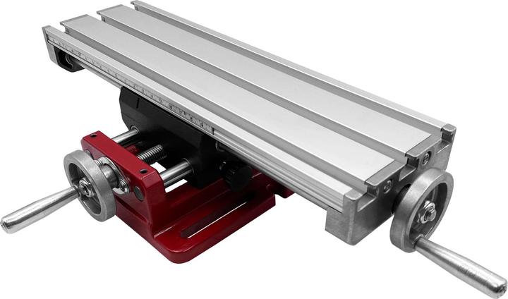Actual product image Paulimot Aluminium cross table 310 x 90mm, with round column guide