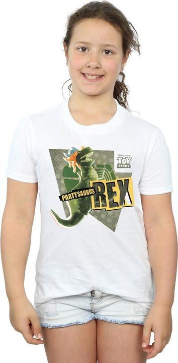 Actual product image Disney Girls Toy Story Partysaurus Rex Cotton T-Shirt (128)