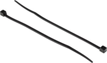 Produktbild RS PRO Nylon 66 Kabelbinder Sub-Miniatur Schwarz 1 (Kunststoffkabelbinder, 71 mm, 500 Stk.)