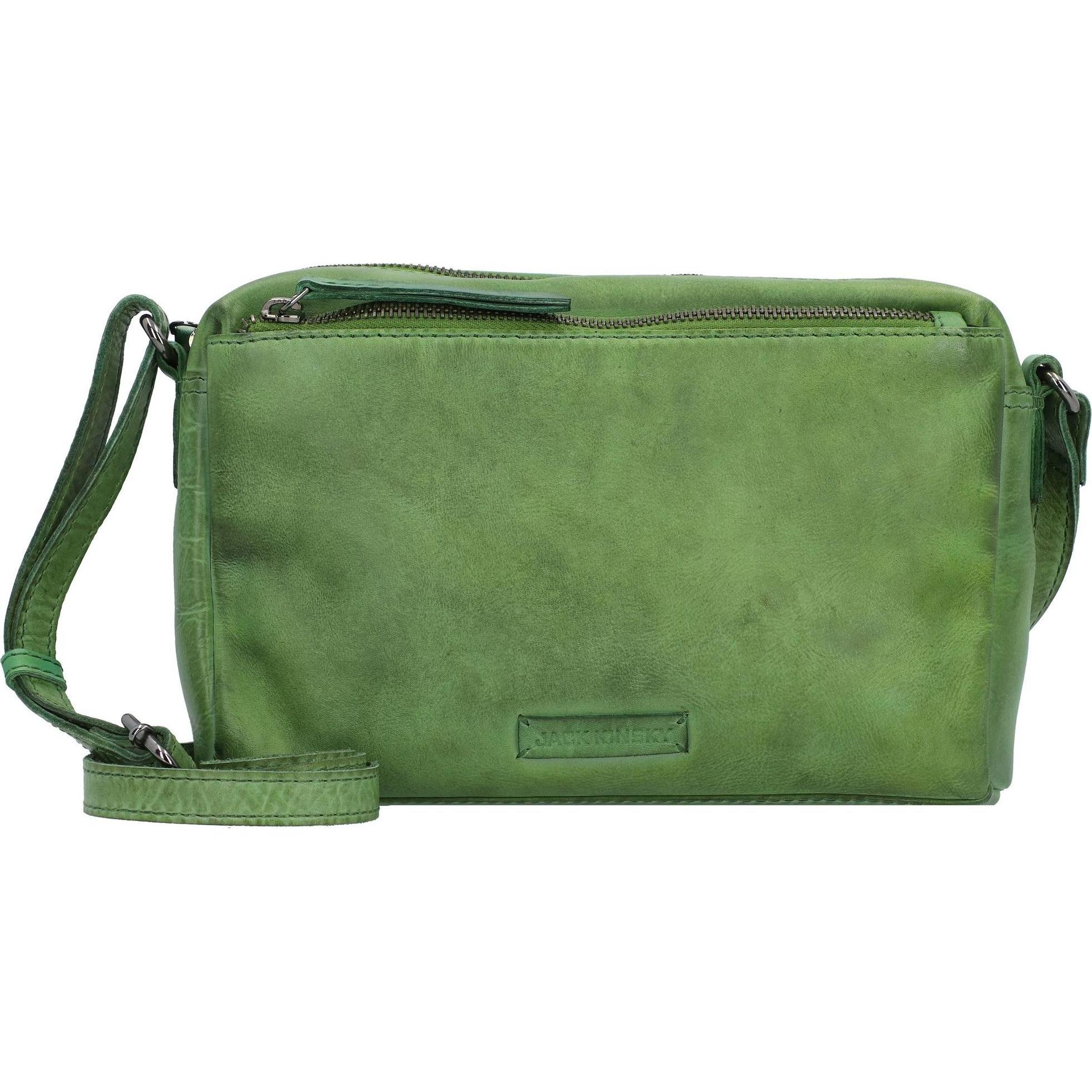 Jack kinsky, Handtasche, RV Umhänger, 3 Fächer, Grün