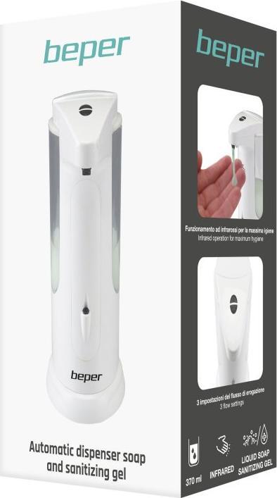 Actual product image Beper P201UTP004 Touchless soap dispenser - 370ml