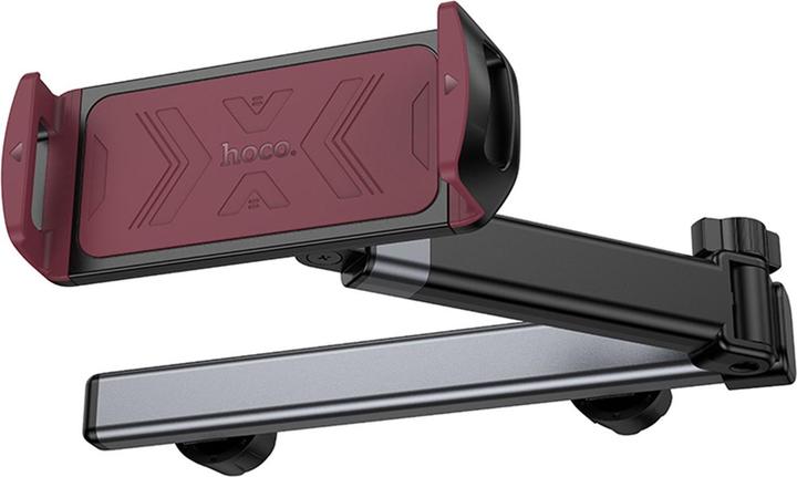 Produktbild Hoco Auto holder telescopic car holder for headrest (4,5" - 13") H69 black and red