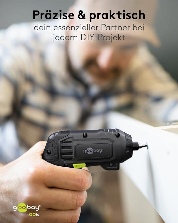 Produktbild Goobay Mini-Akkuschrauber-Set 31-tlg.