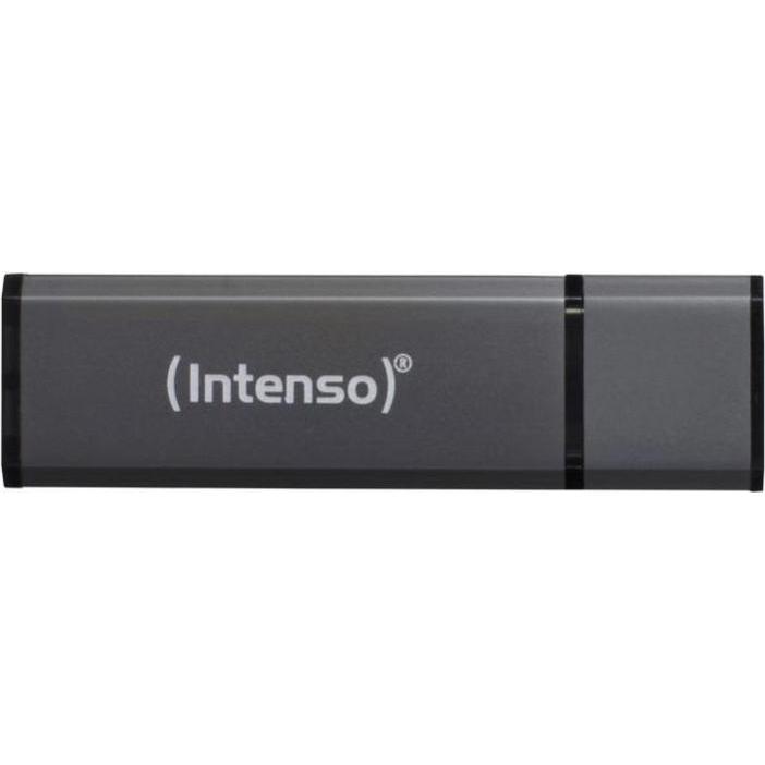 Intenso MEMORY DRIVE FLASH USB2 16GB/ANTHRACITE 3521471 (16 GB, USB 2.0), USB Stick, Grau