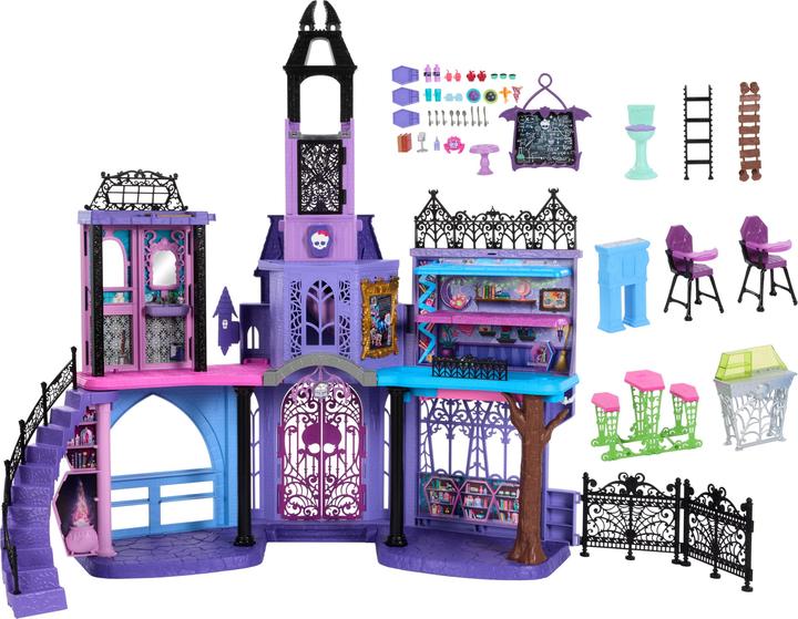 Actual product image Monster High Haunted High School Playset