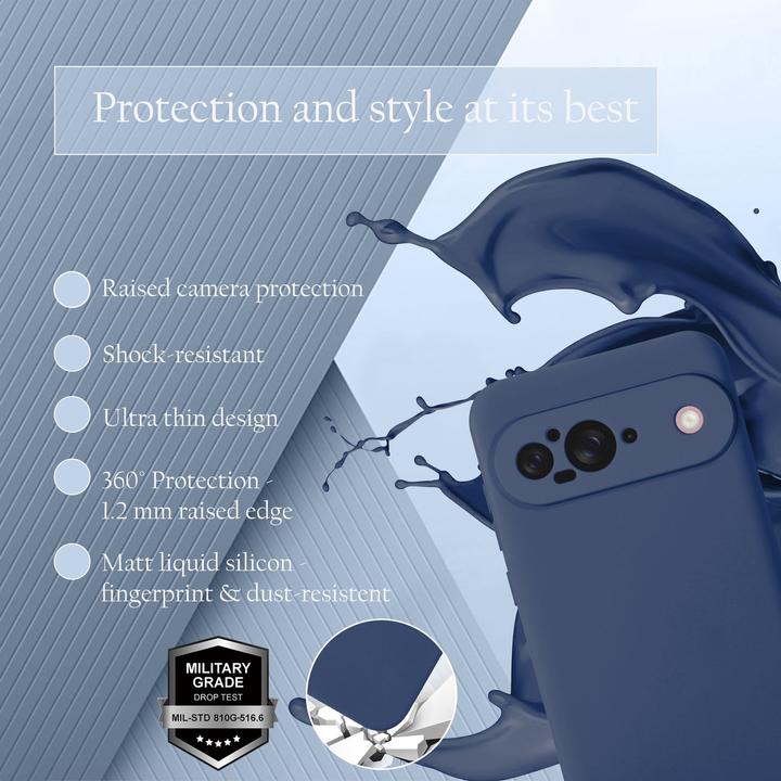 Image du produit Cadorabo Coque pour Google Pixel 9 TPU Liquid Silicone Case (Google Pixel 9)