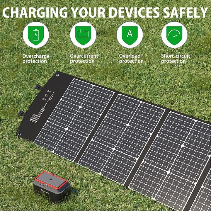 Immagine prodotto Elecaenta Faltbares Solarladegerät (120 W)