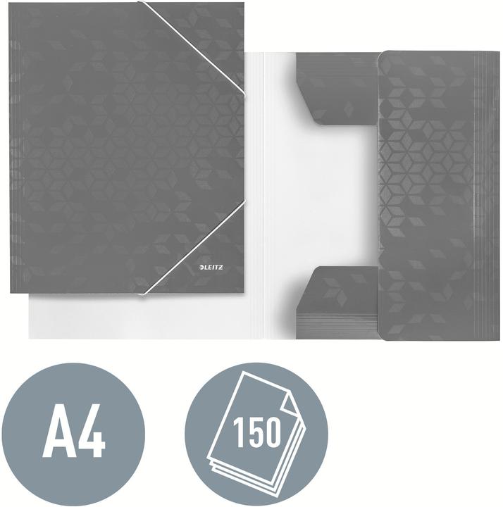 Produktbild Leitz Gummizugmappe A4 Wow rot (A4, 1x)