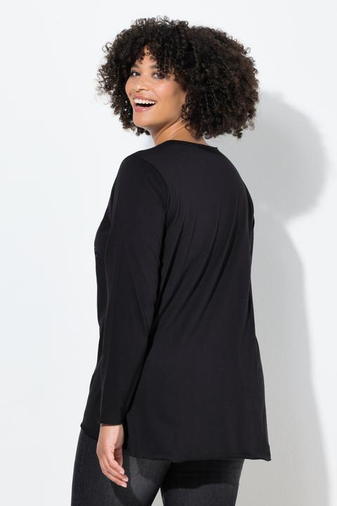 Actual product image Angel of Style Langarmshirt, A-Linie, Herz-Motiv (60)