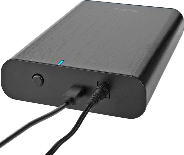 Productafbeelding Nedis Harde schijf-behuizing 3,5" | USB 3.1 Gen1 | USB Type-A / USB Type-C™ | Notebook / PC | Alumini (3.5")