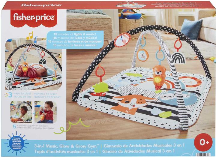 Actual product image Fisher-Price Animal Friends Contrast Play Blanket