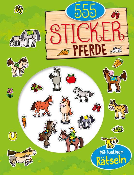 Produktbild 555 Sticker Pferde