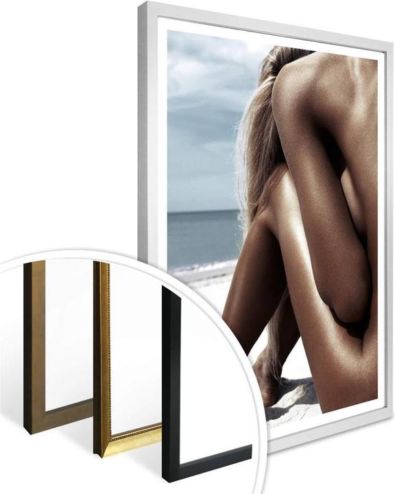 Produktbild Trenddeko Nackt am Strand (40 x 50 cm)