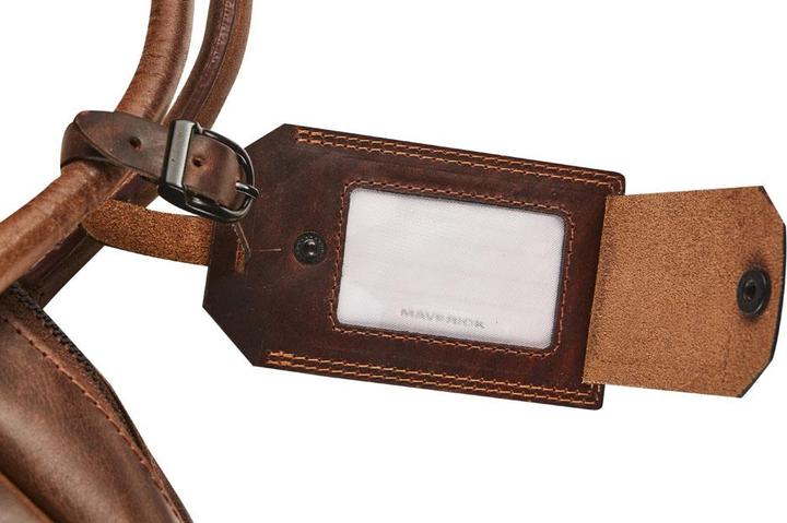 Actual product image Maverick The Original Leder-Kofferanhänger, braun