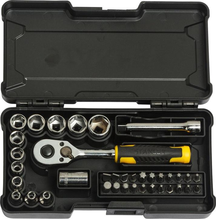 Actual product image Stanley MT compact set, 37 pieces (1/4")