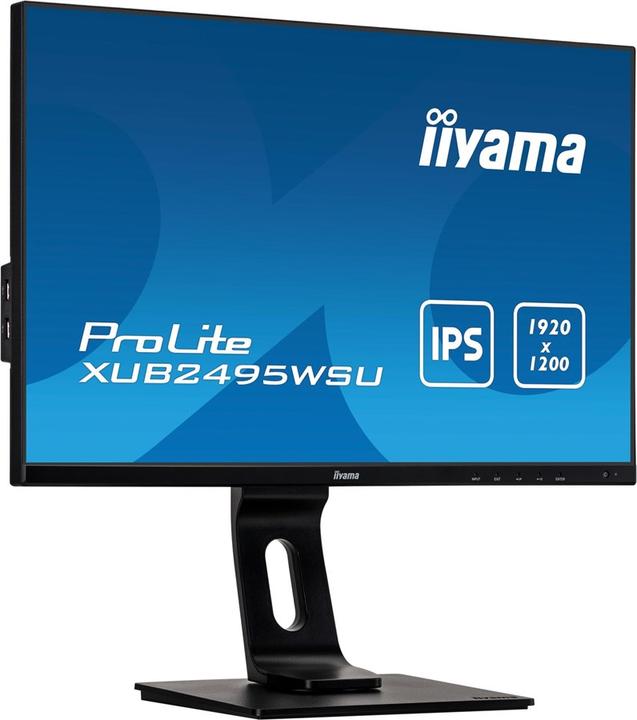 Actual product image iiyama XUB2495WSU-B4 HDMI+DP+USB IPS (1920 x 1200 pixels, 24.10")