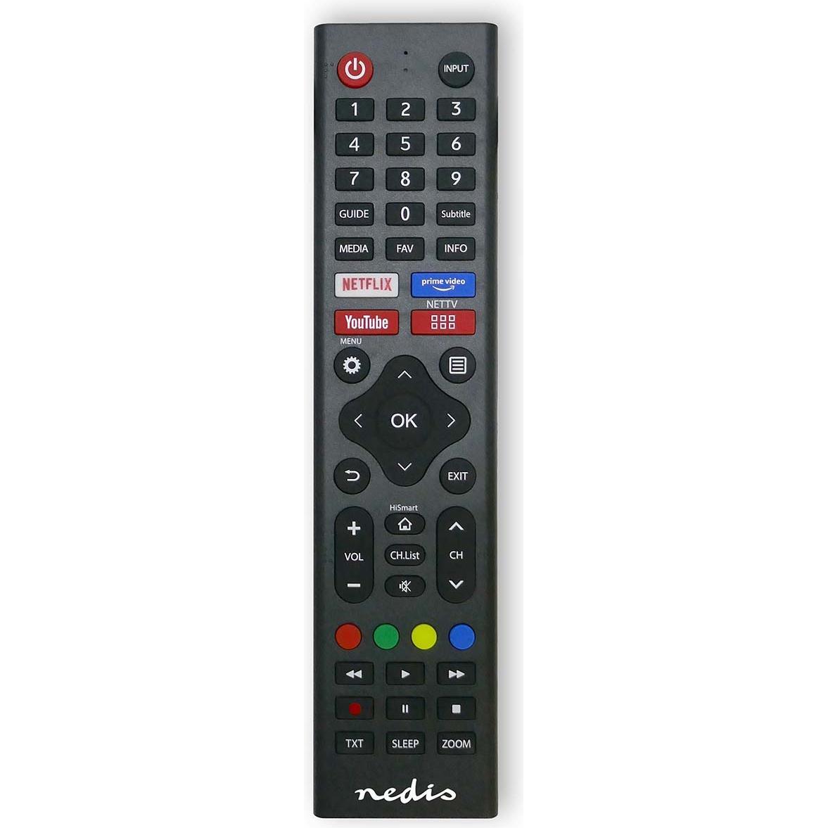 Thumbnail - Nedis Ersatz Fernbedienung Passend für: Hi-Sense Vorprogrammiert 1 Gerät Amazon Prime / Disn (Gerätespezifische Fernbedi...