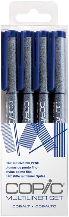 Immagine prodotto Copic Set Multiliner Cobalt, 4 pezzi assortiti (Cobalto, 4 x)