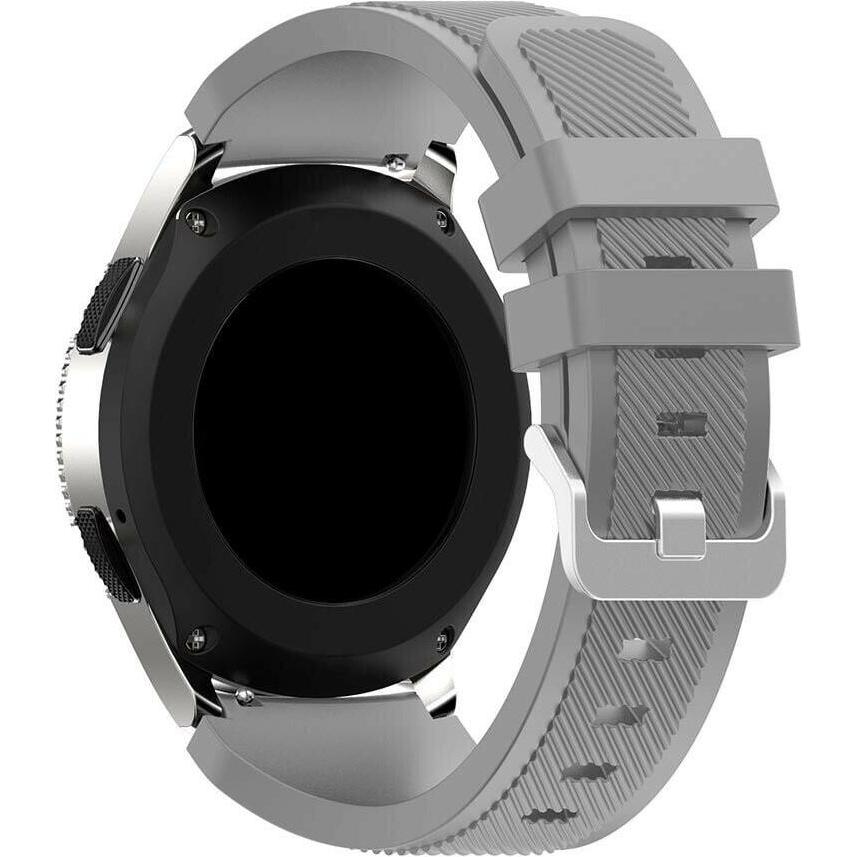 Thumbnail - Strap-it Silikonarmband (Silikon, Grit X), Uhrenarmband, Grau