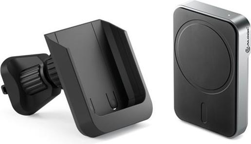 Actual product image Alogic Matrix+ Wireless 3-in-1 charging station MagSafe + Vent Mount (18 W)