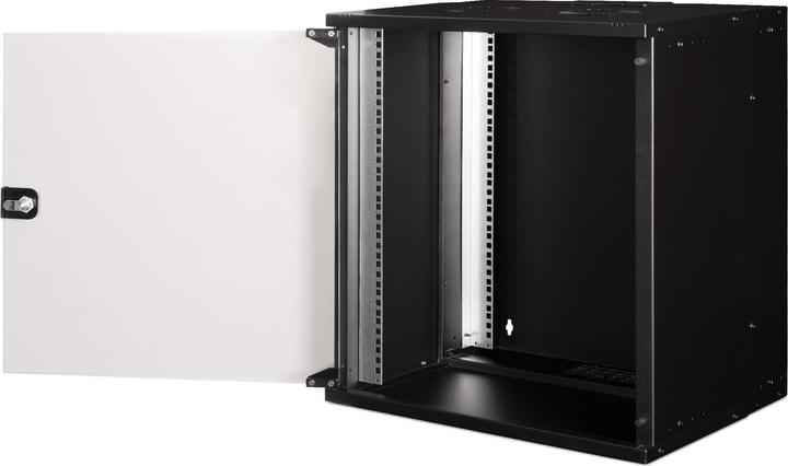 Produktbild Digitus 19" 12HE Wandgehäuse, SOHO PRO 592 x 540 x 400 mm, schwarz (10.87 HE, 19 Zoll Rack)