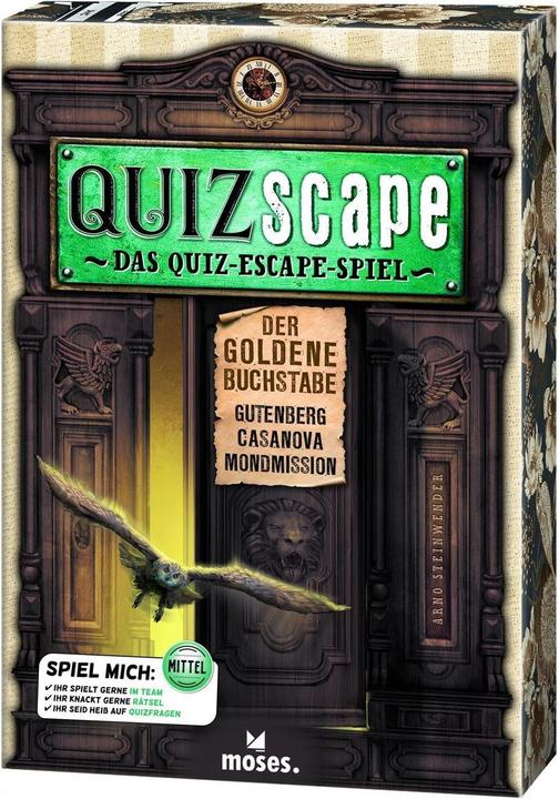 Produktbild QUIZscape Der goldene Buchstabe (Deutsch, 2 - 5 Spieler)