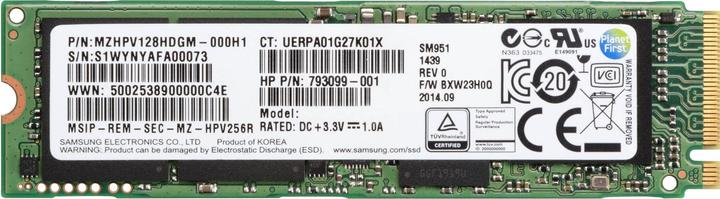 Image du produit HP Z Turbo Drive. Capacité de stockage SSD : 256 Go, Facteur de forme SSD : M.2, Composant pour : (256 Go, M.2)