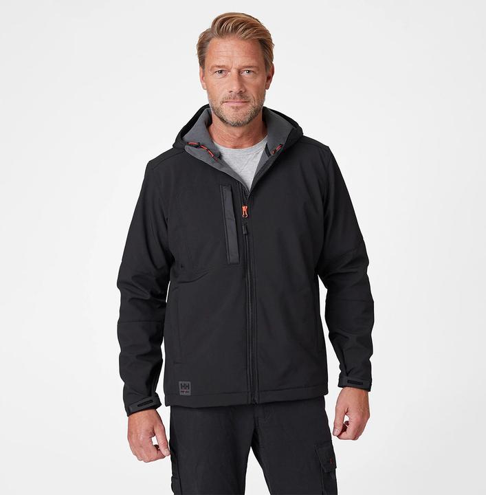 Actual product image Helly Hansen Softshell jacket Kensington black size 2XL