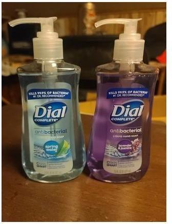 Actual product image ANTI-BAC Liquid Hand Soap Spring Water 15oz (Liquid soap, 150 ml)